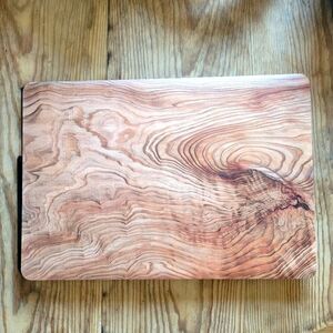 Wood Grain Effect 17" Macbook Laptop Case